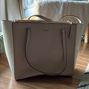 Kate Spade Taupe Leather Tote